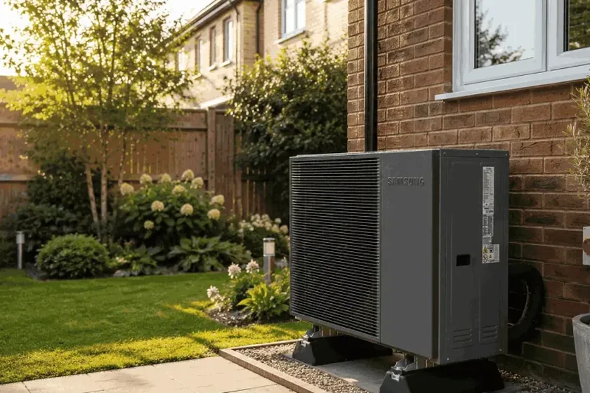 Samsung air source heat pump in Epsom KT19