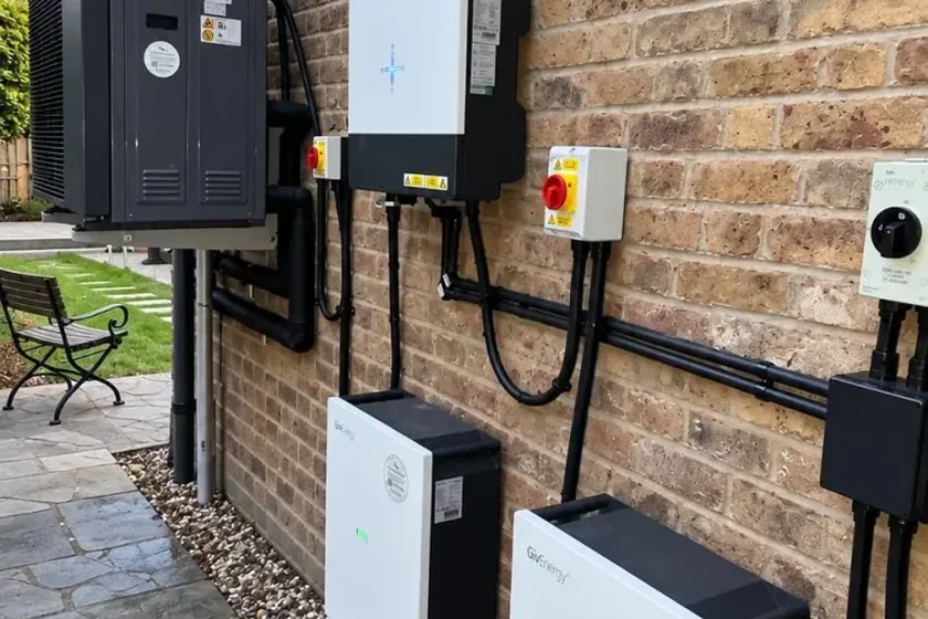 Air source heat pump with solar and battery storage in Tottenham N15